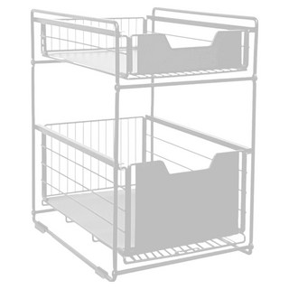 AOTTO 創意傢俱 多功能廚房浴室抽屜置物架/收納架 KC-004W, 白色, 1個