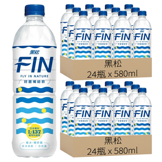 黑松 FIN 好菌補給飲, 580ml, 48瓶