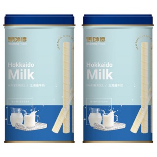 黑師傅 捲心酥 北海道牛奶, 400g, 2罐