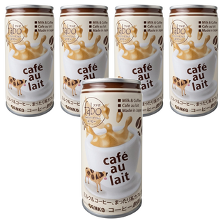 日本 SANKO fabo 香濃咖啡歐蕾飲品, 185ml, 5個