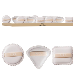 PIPL 棉花糖氣墊粉撲3件組, 雲朵, 4組