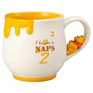 sun art 陶瓷馬克杯 260ml, POOH 白色, 1個