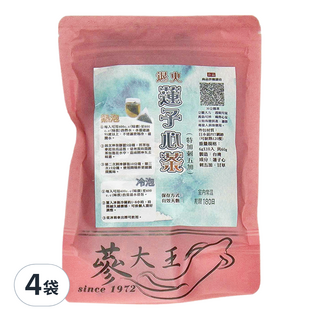 退火蓮子心茶包, 6g, 10包, 4袋