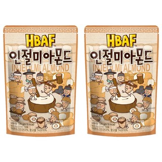 HBAF 杏仁果 黃豆粉年糕味, 120g, 2包