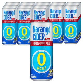 Narangd CiDER 零卡汽水, 245ml, 24個