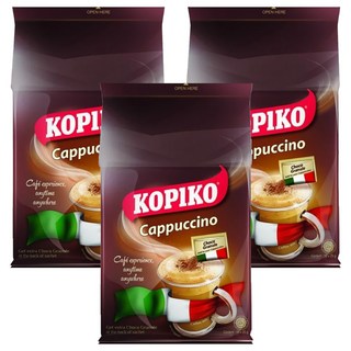 KOPIKO 三合一咖啡 卡布奇諾風味, 25g, 10入, 3袋