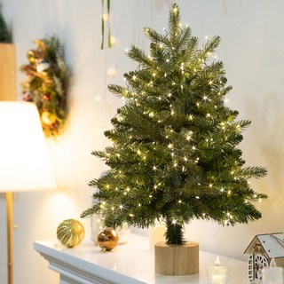 flowertree 聖誕迷你樹 茂密綠色森林, 混合顏色