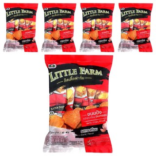 Little Farm 麵包餅乾隨手包 蒜香風味 76g, 5袋
