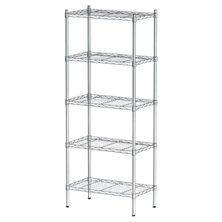 dayneeds 日需百備 輕型 波浪架 三色可選 鐵力士架/收納層架/鞋架/展示架/層架/鐵架 電鍍, 5層
