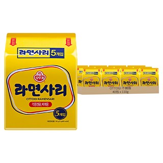 OTTOGI 不倒翁 Q拉麵 純麵條, 40包