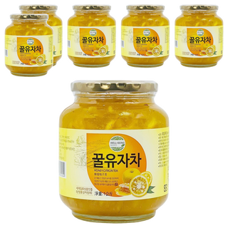 宸果 韓國 蜂蜜柚子茶, 1kg, 1入, 6罐