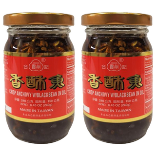 合記貴州 香酥魚, 台灣產, 古法釀造, 鹹香好下飯, 240g, 2罐