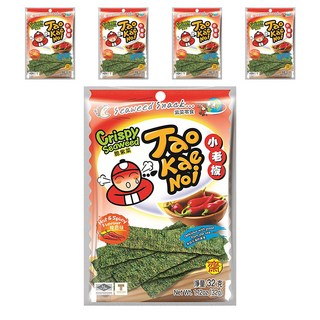 TAO KAE NOI 小老板 厚片海苔 辣香味, 32g, 5包