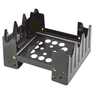 CAPTAIN STAG 鹿牌 摺疊酒精爐, 黑色, 1個