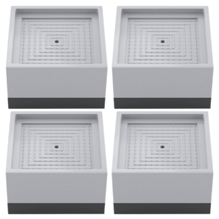 家具防滑墊高塊基礎款, 灰色, 1組