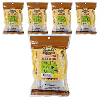 WON LAI WON 旺來旺 枸杞甘草菊花決明子茶 100g, 獨立包裝, 精選地道原料, 5g, 20包, 5袋
