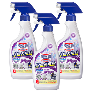 Kao 花王 Magiclean 魔術靈 台灣公司貨 除霉多用途噴槍瓶去霉劑, 400ml, 3瓶