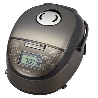 TIGER 虎牌 3人份高火力IH多功能電子鍋 JPF-A55R, 絲光黑, 1組