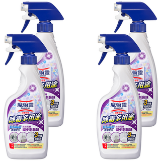 Kao 花王 Magiclean 魔術靈 台灣公司貨 除霉多用途噴槍瓶去霉劑, 400ml, 4瓶