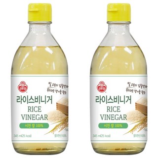 OTTOGI 不倒翁 米醋, 2個, 345ml