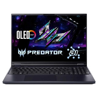 acer 宏碁 Predator 筆記型電腦 16吋 WQXGA IPS 180Hz 霧面/Ultra 9 275HX/NVIDIA RTX 5060 8G, 黑色, 512GB, 16GB, Windows 11, PHN16-73-900P