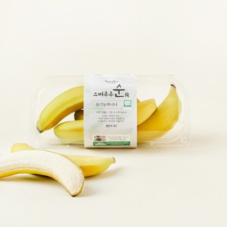 스미후루순 유기농 인증 바나나 3~4입, 500g, 1개