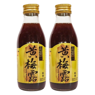 高仰三 黃梅露 手工採摘 去籽浸泡 釀造兩年 冷熱皆宜飲用 清涼消暑, 180g, 2瓶