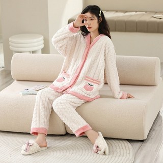 Elsso 女款柔軟超細纖維睡眠睡衣上衣 + 下裝套裝