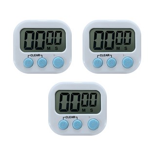 Block Mart 料理計時器, 白色的, 3片