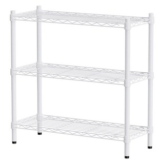 dayneeds 日需百備 輕型烤漆架 鐵力士架 收納層架 鞋架 展示架 層架 鐵架, 白色, 1件