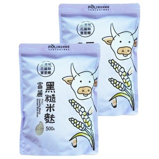富里鄉農會 黑糙米麩, 2包, 500g