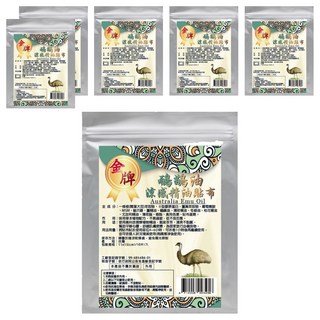 金牌 一條根鴯鶓油涼感精油貼布, 10片, 6包