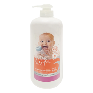 媽媽餵 奶瓶蔬果洗潔精，溫和pH5.5，適用於奶嘴、奶瓶、餐具、蔬果, 700ml, 1瓶