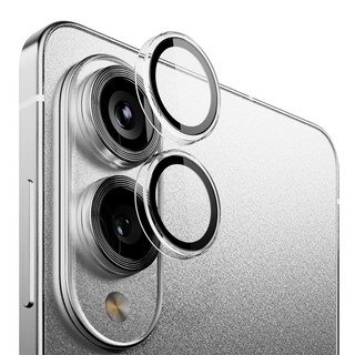 빅쏘 빛번짐 방지 부착가이드 갤럭시 카메라 렌즈 링 강화유리 휴대폰 보호필름 투명, 1세트