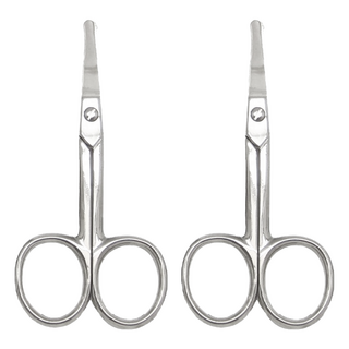 SUNDEN經典設計鼻毛剪, 高級鍛造, 不鏽鋼材質, 圓潤刃口不傷皮膚, 易入鼻腔, SD1257, 2件