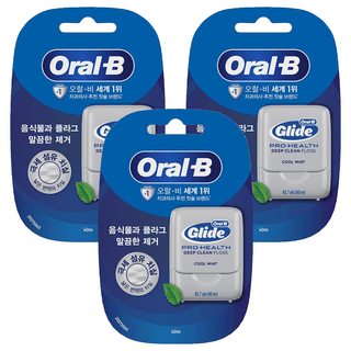 Oral-B 歐樂B Glide 深層清潔牙線, 1入, 3個