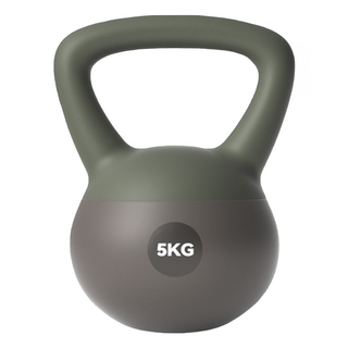 MICHAEL FITNESS 麥克健身 4~10kg 軟壺鈴 不傷地板, 5kg, 1個, 橄欖綠