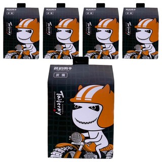 阮的肉干 炭燒小豬 原味 超值盒, 150g, 5包