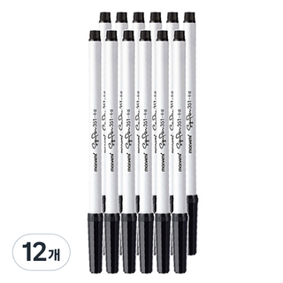 모나미 사인펜 351 DZ, 흑색, 144개