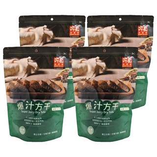 所長茶葉蛋 爆汁方干 沙茶 手工滷製 獨立包裝, 240g, 4袋