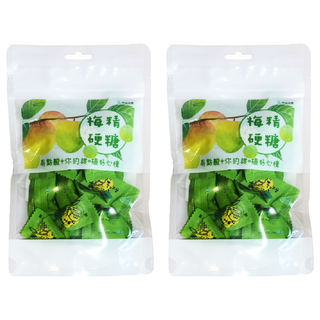 甲仙農會 梅仙子梅精糖, 單顆包裝, 80g, 2袋