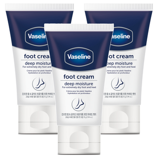 Vaseline 凡士林 深層保濕足霜, 55g, 3條