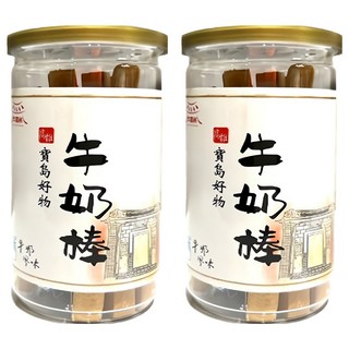 瓦厝家 牛奶棒 (牛奶風味) 奶蛋素, 120g, 2罐