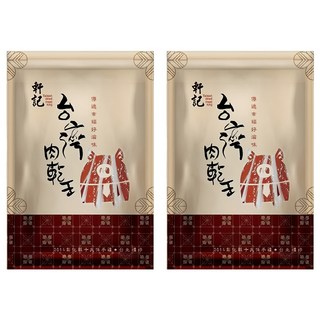 軒記台灣肉乾王 真空系 蜜汁岩燒豬肉條, 180g, 2包