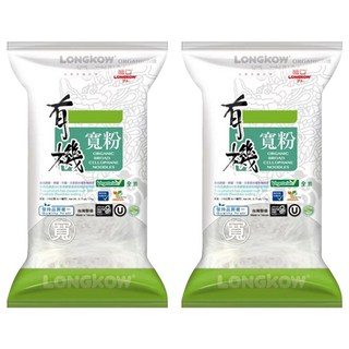 龍口有機寬粉 全素 台灣製造, 175g, 2包