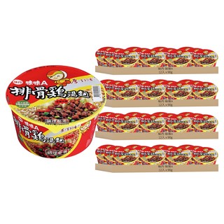 味丹 味味A 排骨雞湯麵 90g, 48入