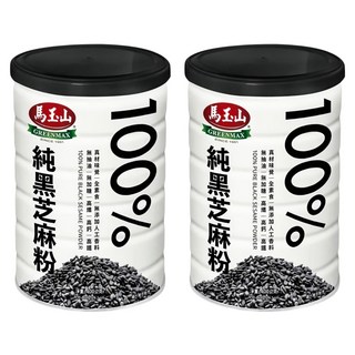 馬玉山 100%純黑芝麻粉, 400g, 2罐