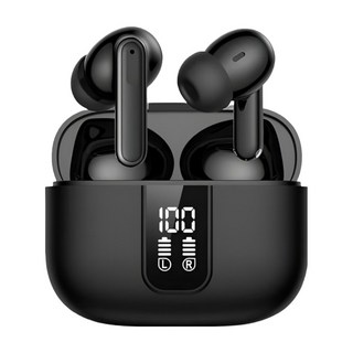 GIGASTONE 立達 真無線降噪藍牙耳機 藍牙5.4 Type-C快充 IPX5防水, TAL1, 黑色