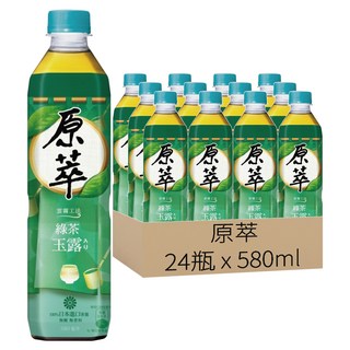 原萃 綠茶玉露, 580ml, 24瓶