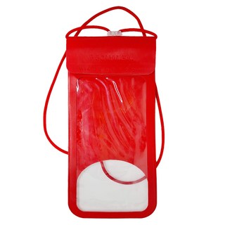 POLYWELL 寶利威爾 時尚手機防水袋 7.2吋 螢幕可操作 防水防沙 PW15-T65-0300, 紅色, 1個